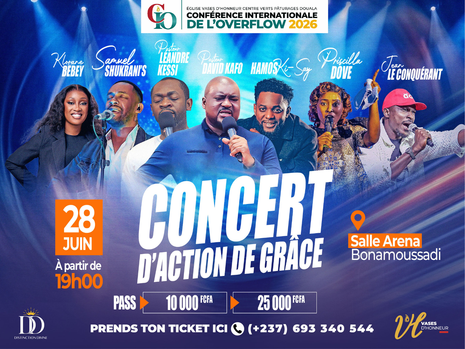 Billets Concert d'Action de Grâce